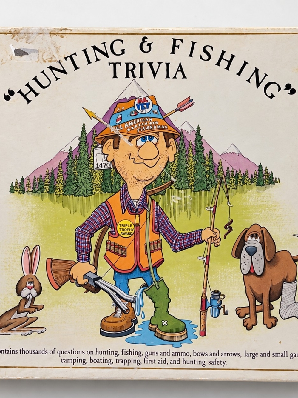 Vintage Hunting & Fishing Trivia Game Outdoor Sports